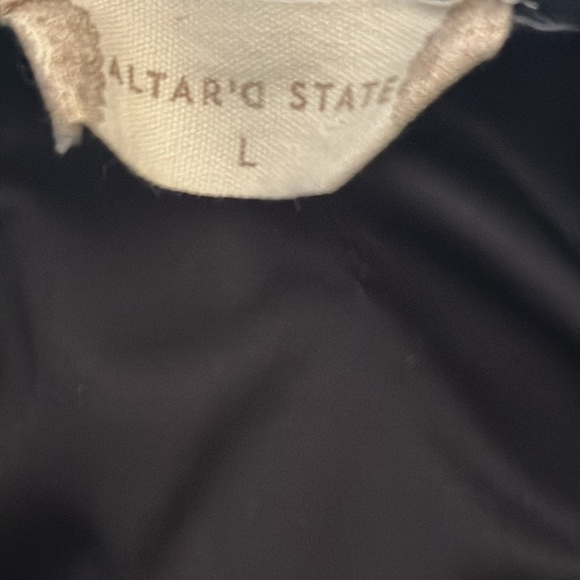 Women Altar’d State Daria Tulle Black Mini Dress Size Large - Picture 6 of 6